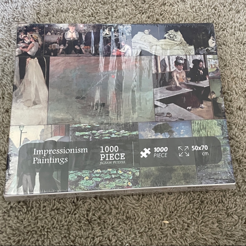 Impressionism Paintings 1000 Piece Puzzle